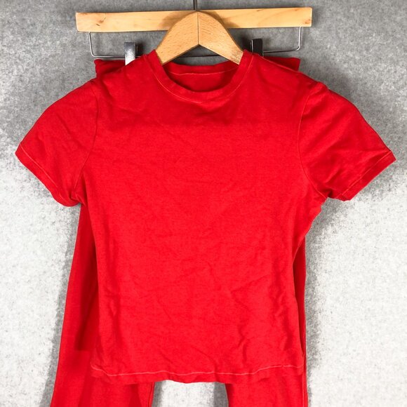 Pumiey Two Piece Red Wide Leg Set Viral Blogger Fav Size Small - Picture 5 of 8